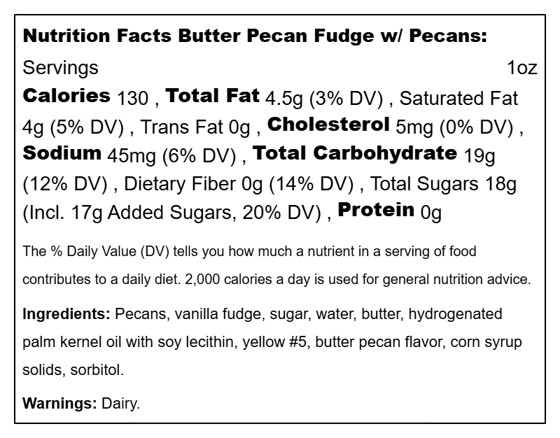 Fudge Butter Pecan