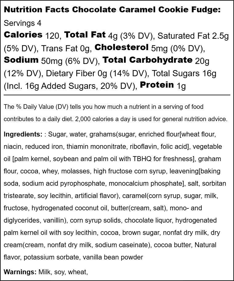 Fudge-Schokolade