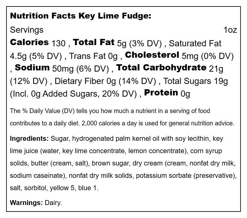 Fudge Fruity Flavors