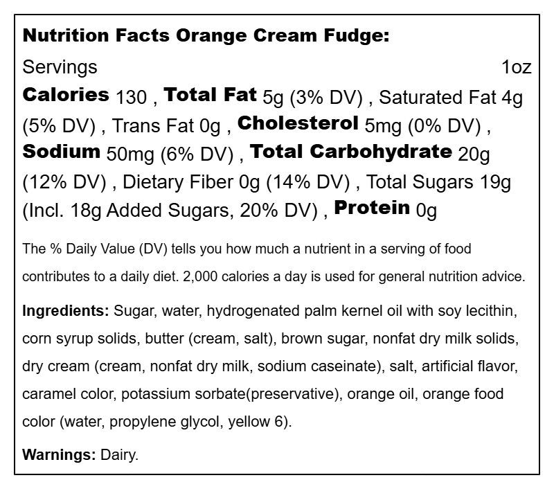 Fudge Fruity Flavors