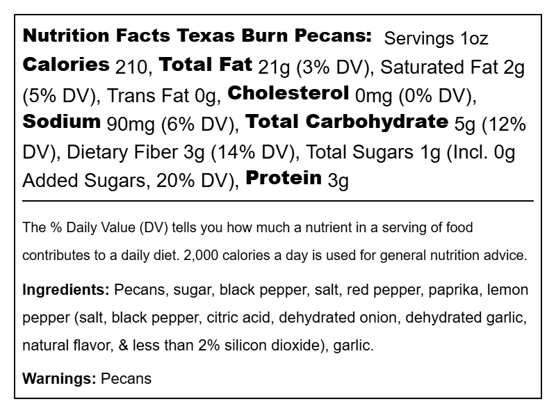 Roasted Salted Pecans (9 Varieties)