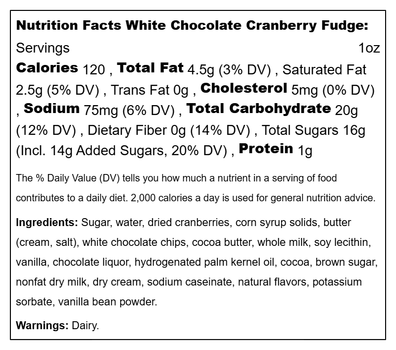 Fudge Fruity Flavors