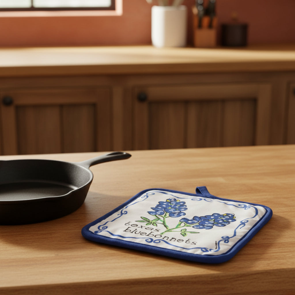 bluebonnet potholder