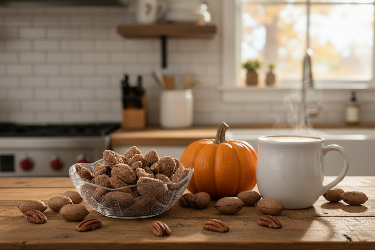 Don't forget the Pumpkin spiced pecans this fall.