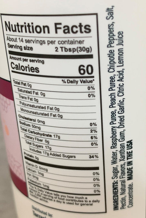 Sauce Chipotle Raspberry Peach 15oz