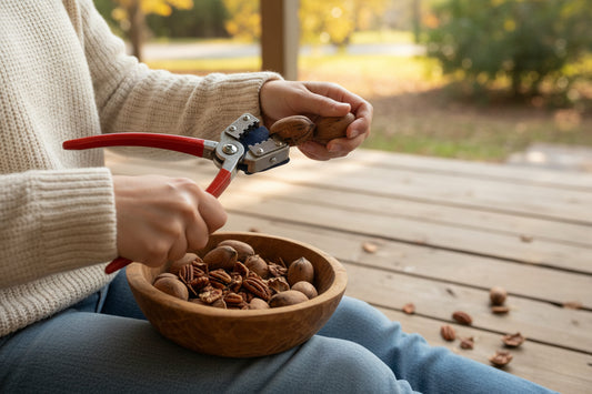 Texan Nut Sheller pecan harvester