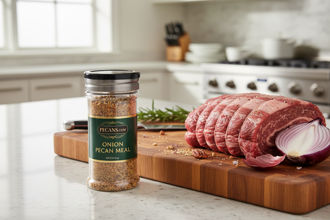 Onion pecan meal for your blooming oonion