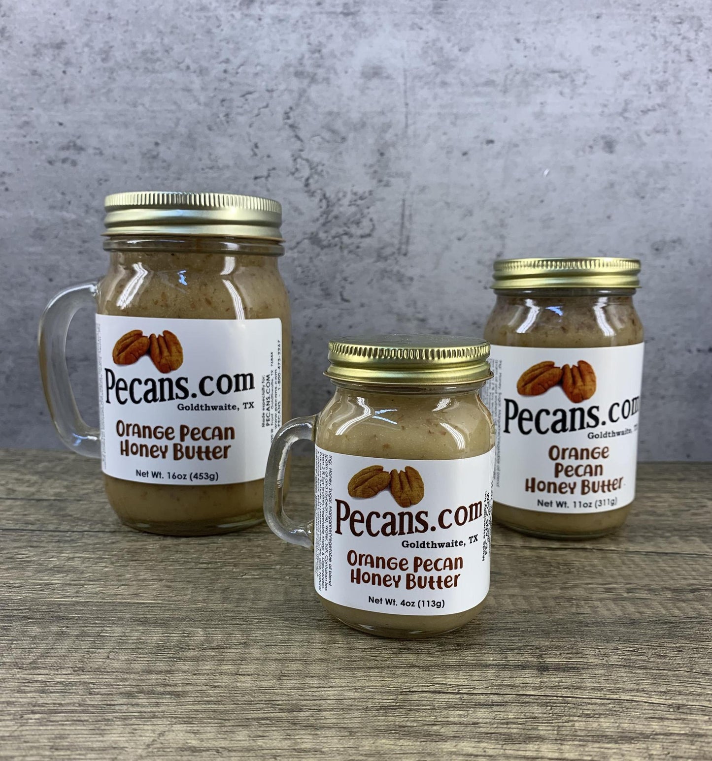 Orange Pecan Honey Butter