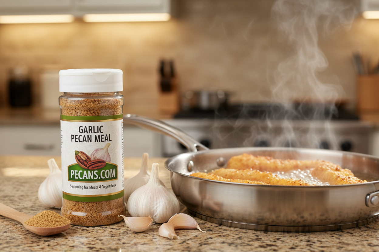 Seasoned Garlic Pecan Meal