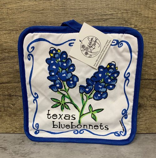 Kitchen PotHolder Bluebonnet