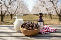 milk and dark chocolate almonds