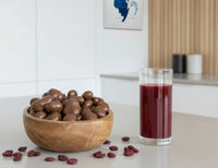 milk and dark chocolate dried cranberries