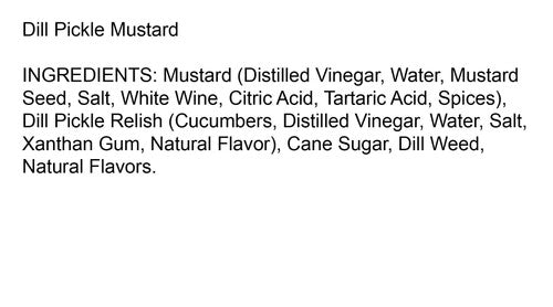 Mustard Dill Pickle 8oz