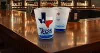 Texas etched shot glass