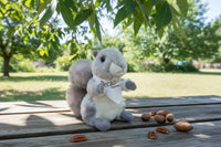 Pecans.com Stuffed Squirrel in a cute bandana