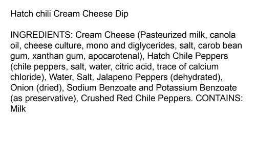 Dip Hatch Chile Cream Cheese