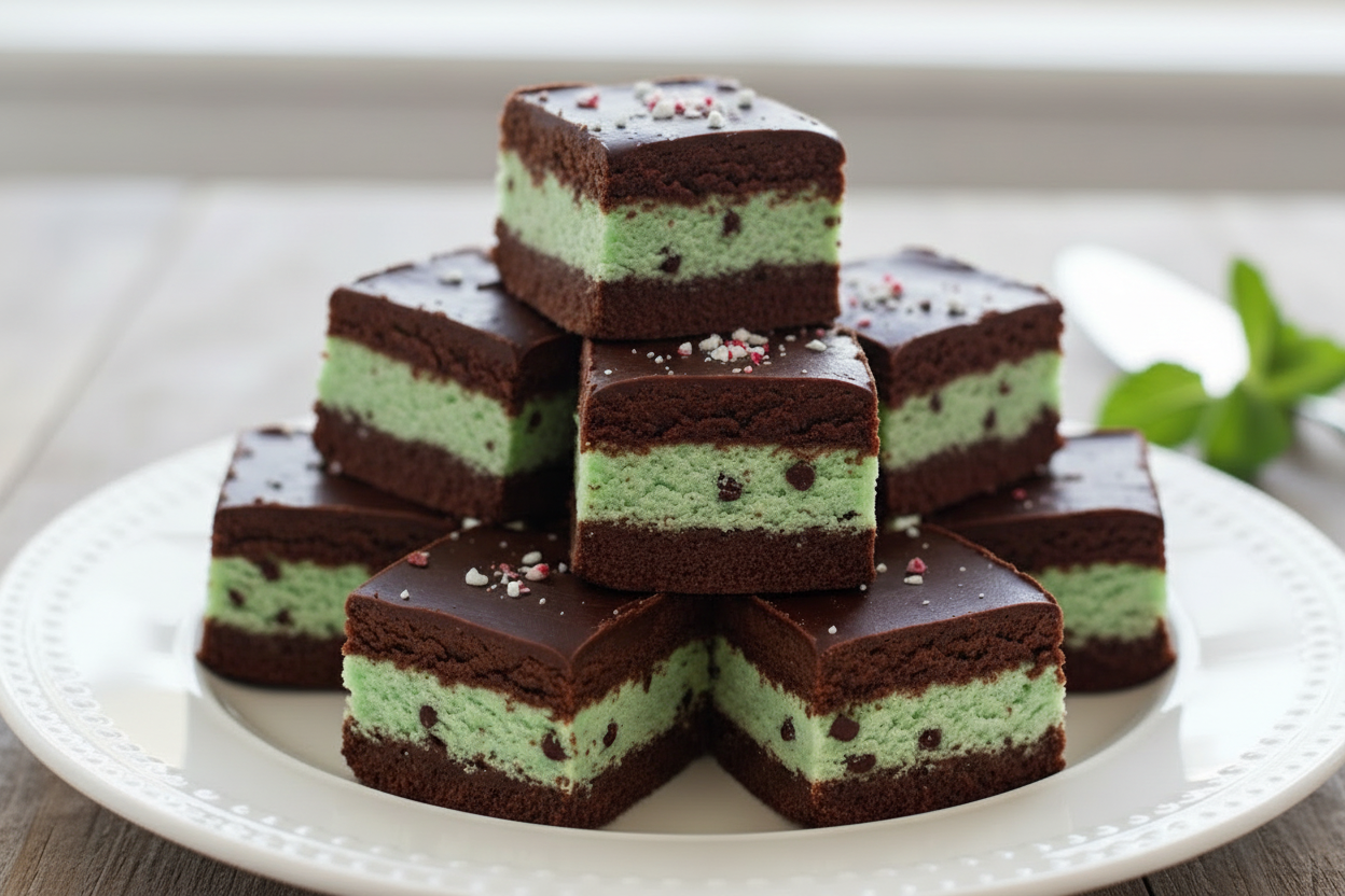 Reduced Sugar Chocolate Mint fudge.