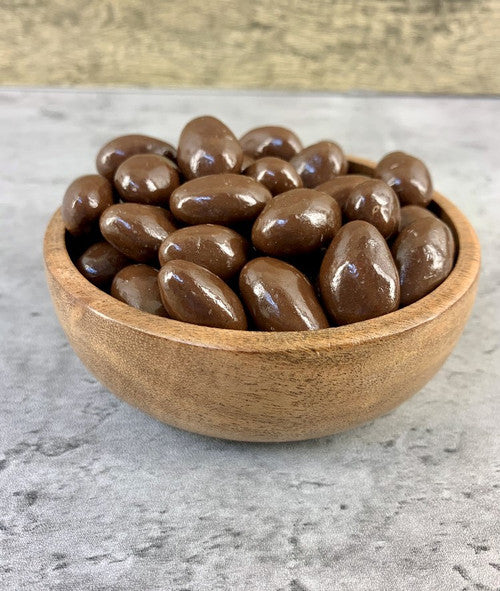 milk and dark chocolate almonds