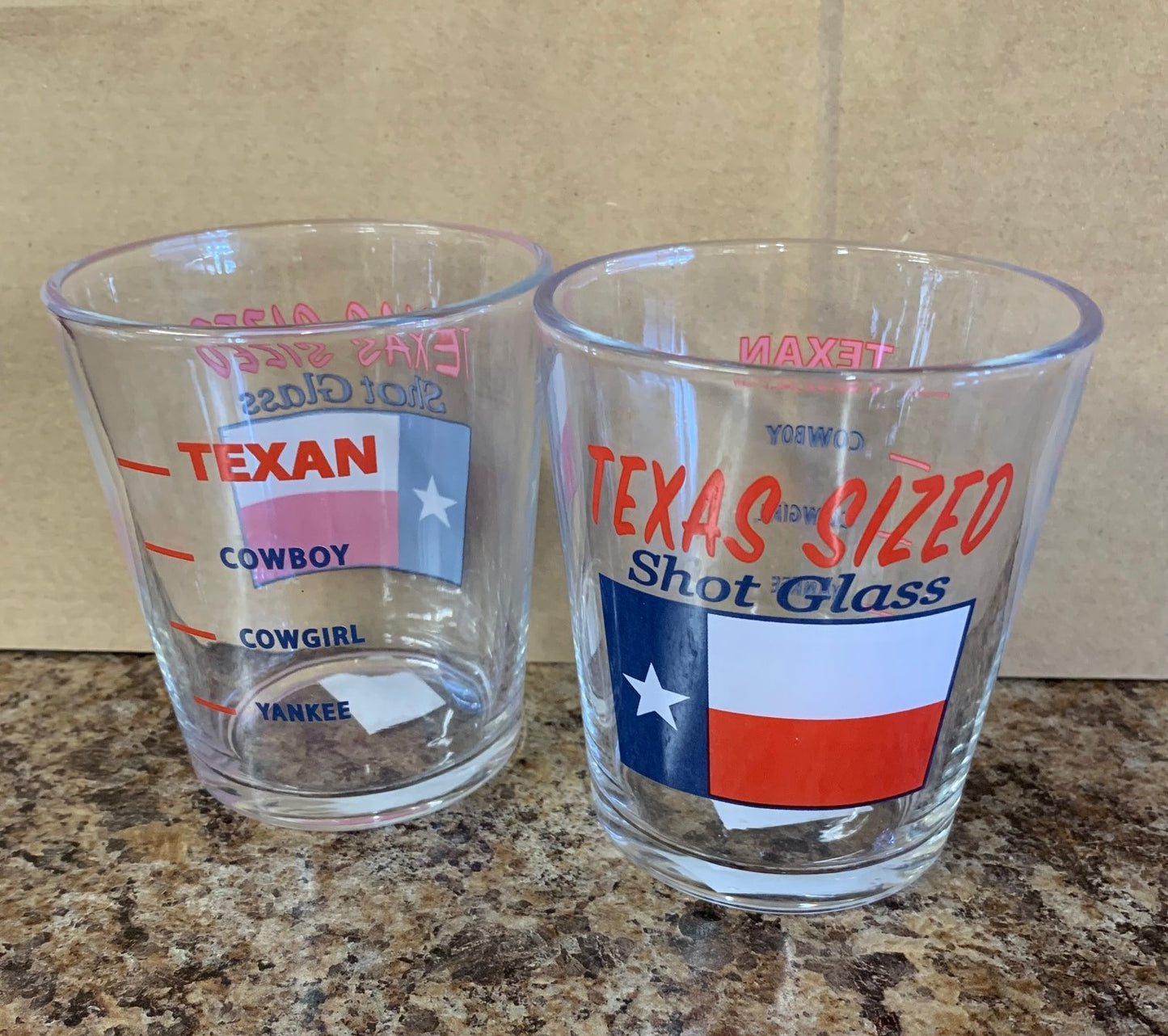 Shot Glass Texas Oversize