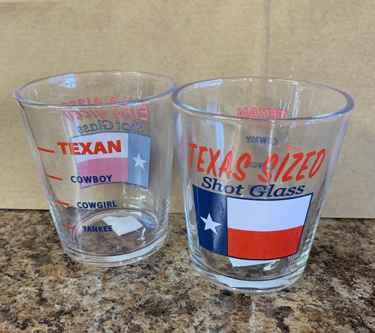 Shot Glass Texas Oversize