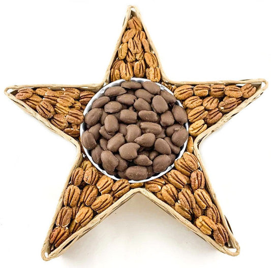 Gift Lone Star 16" 2lb Pecan Halves & 1lb Milk Chocolate