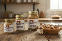 Pecan Praline Honey Butter, Pecan butter with a praline infusion.