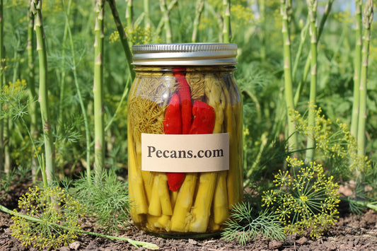 Pickled Asparagus, so crisp and dilly.
