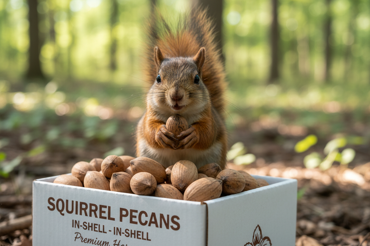 20 pound box of pecans for your squirrels